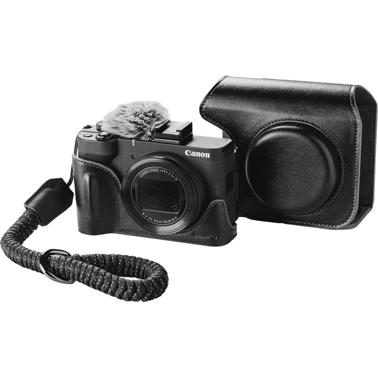 SmallRig 5386, Kameratasche aus PU-Leder mit 360° Schutz, Schwarz