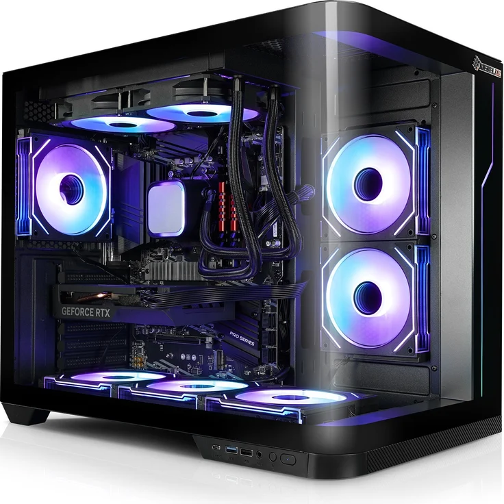 kiebel.de Gaming PC Panorama Curve Ultra, Intel Ultra 7 270K Plus, 32GB DDR5, NVIDIA RTX 5060 Ti 8GB, 1TB SSD, Windows 11, Desktop-PC