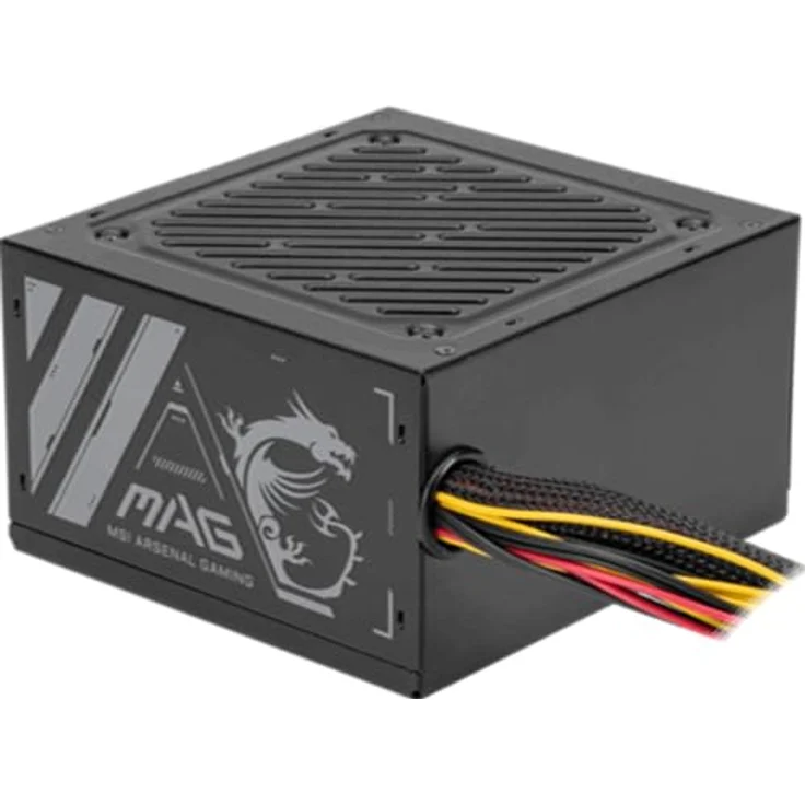 MSI MAG A500N-H, 500 W PC Netzteil mit 120 mm Lüfter, ATX-Formfaktor, Schwarz – Bild 2