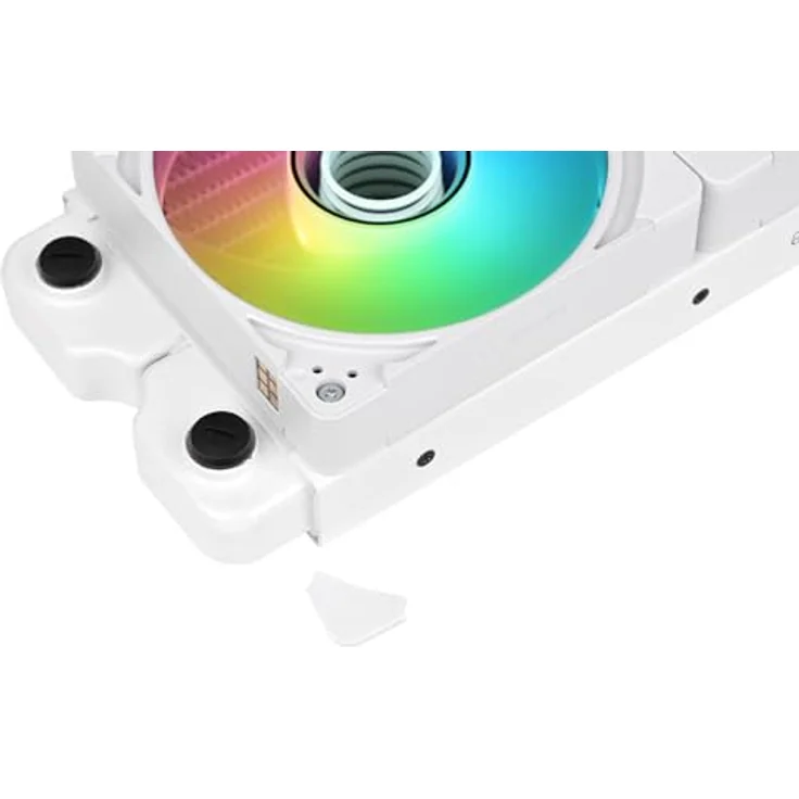 Thermaltake CT140 EX Infinity ARGB Sync, 140-mm-ARGB-PWM-Lüfter im 3er-Pack mit Dual Infinity Mirrors und MagForce 2.0, Farbe: Snow – Bild 4