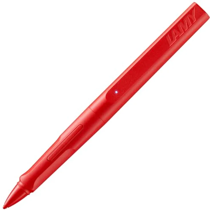 LAMY Safari Note+ red iPad Stift – Palm Rejection, Neigungssensitivität & ergonomischer Griff – bis zu 10 Stunden Akkulaufzeit