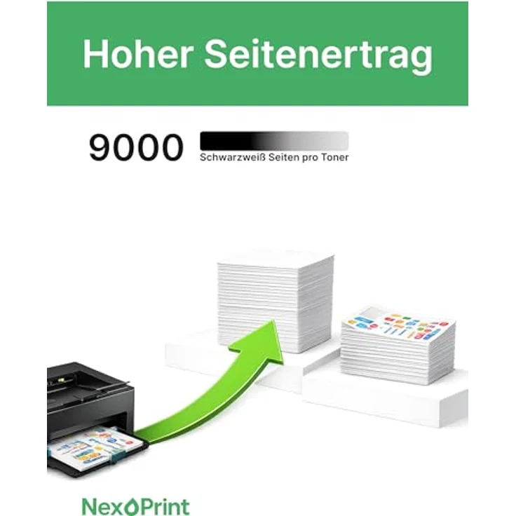 NexoPrint Toner kompatibel zu Brother TN-3480 schwarz, hohe Seitenleistung bis zu 36000 Seiten, brillante Druckqualität für HL-L5000D, HL-L5100DN, HL-L5200DW, MFC-L5700DN, MFC-L6900DW – Bild 3