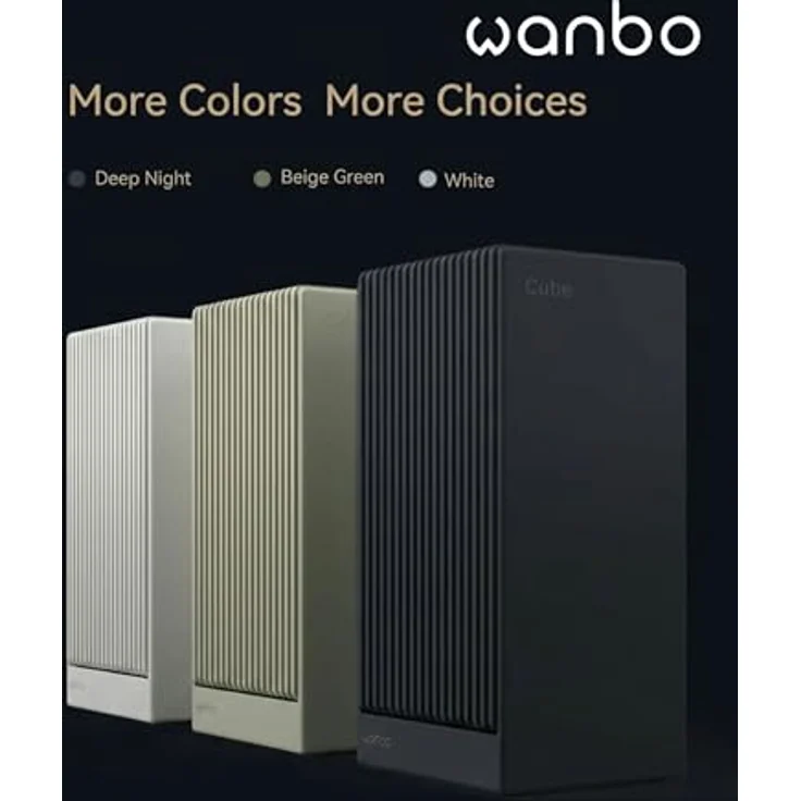 Wanbo Cube 2 Pro, Full HD Projektor mit 500 ANSI Lumen, Android TV 11, automatische Kalibrierung, Gimbal, Grün – Bild 11