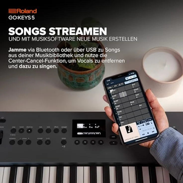 Roland GO:Keys 5 GT Graphit, 61-Tasten Musik Creation Keyboard mit Zen-Core Soundengine und Bluetooth 5.0 – Bild 5