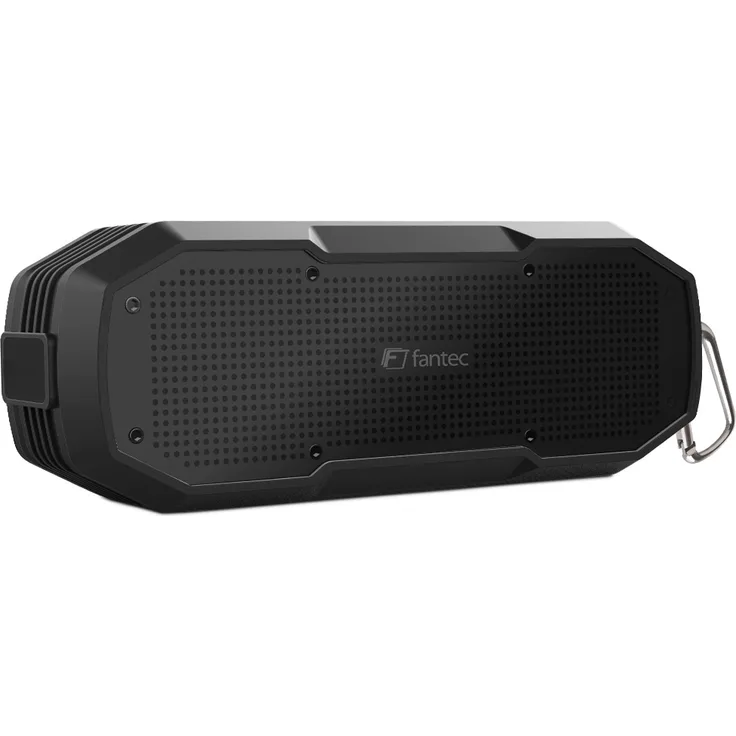 Fantec Novi T30 Bluetooth-Lautsprecher - 2.0 Kanäle, 10 W, Schwarz, IP67 Schutz, Bluetooth 10 m Reichweite, Tragbar