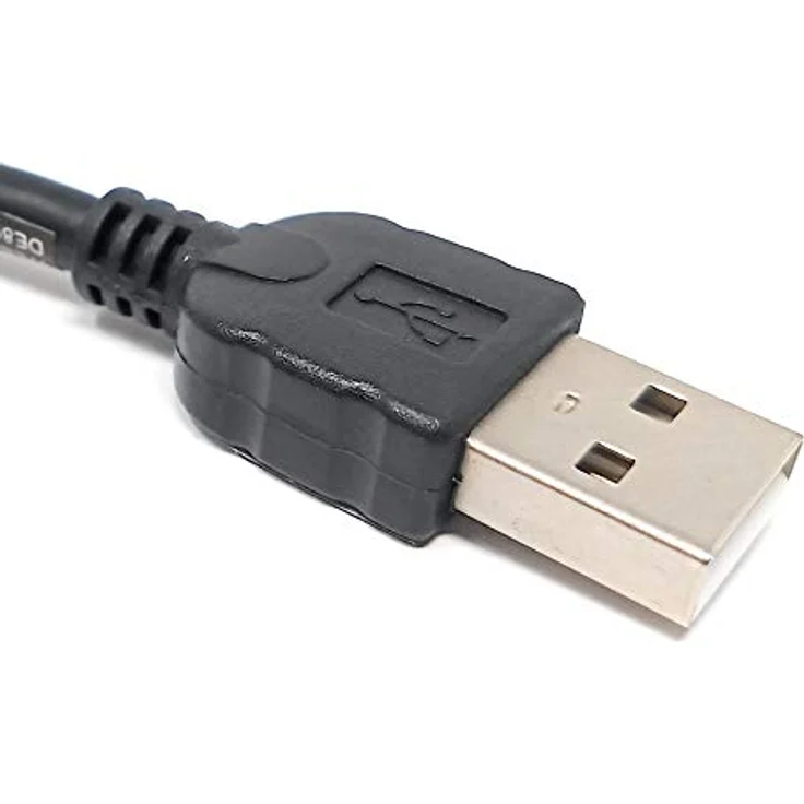 SYSTEM-S 2m Meter Micro USB 2.0 Kabel gewinkelt 90 Grad Winkelstecker (rechts-Male) Adapter Datenkabel und Ladekabel – Bild 5