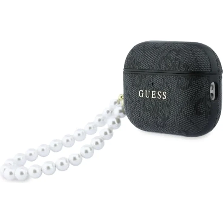 CG Mobile Guess 4G, Hartschalenetui für AirPods Pro 3 aus Kunstleder und Polycarbonat, schwarz – Bild 3
