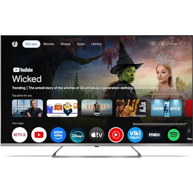 Sharp QLED TV 55JP7765E, 55 Zoll 4K UHD Smart Fernseher mit Mini LED, Dolby Vision HDR, Dolby Atmos, Sound by Harman Kardon, Google Assistant und Triple-Tuner – Bild 2
