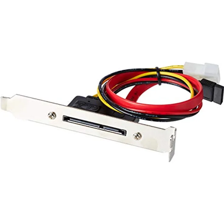 Delock Slotblech mit 1 x SATA 22 Pin Stecker extern