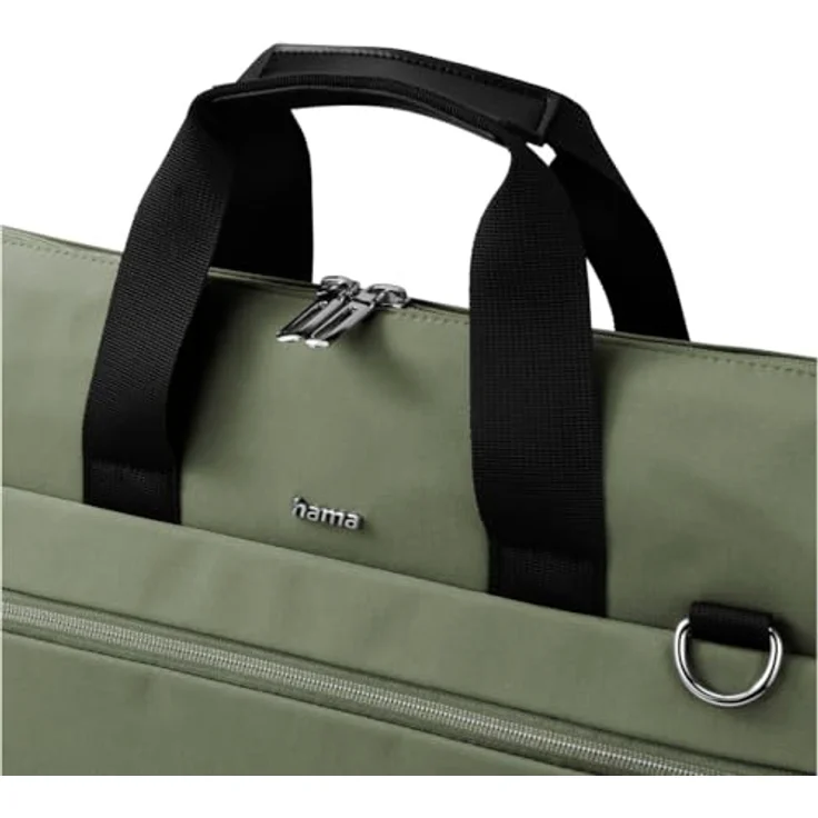 Hama Laptoptasche „Ultimate“ grün, für Laptops 40-41 cm, 15,6-16,2“, gepolstert, wasserabweisend, mit Tabletfach 11“, viele Fächer, Schultergurt, Trolleyschlaufe – Bild 6