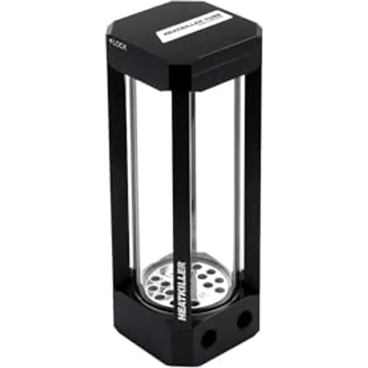 Watercool Heatkiller Tube 150 Tanks – Schwarz, Transparente Wasserkühlung mit 780 g Packungsgewicht