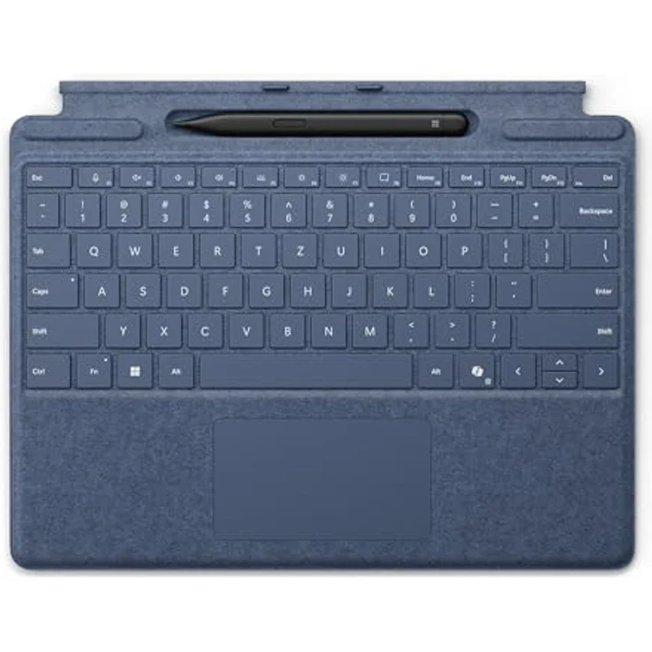 Microsoft Surface Pro mit Slim Pen Tastatur mit Touchpad (mit Slim Pen) in saphirblau – Bild 2