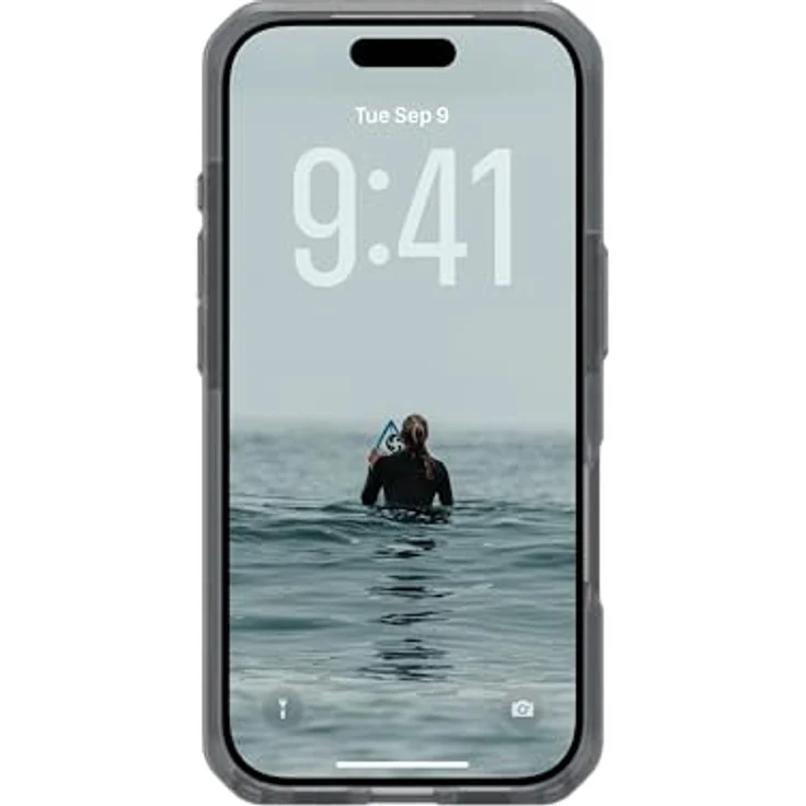 URBAN ARMOR GEAR Dot Case für Apple iPhone 17 Pro, grau transparent, mit Magnetring, 4,6m Fallschutz und Wireless Charging – Bild 4