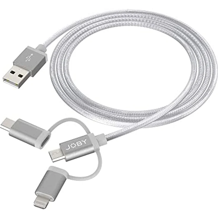 Joby ChargeSync Cable 3-in-1 1.2M GR für Smartphones – Bild 4