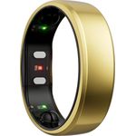 RingConn Smart Ring (Gen2), Eleganter Gesundheitsmonitor mit 10-12 Tagen Akkulaufzeit, IP68 wasserdicht, Gold