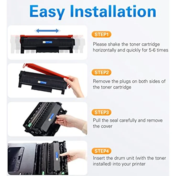 G&G TN2510 XL Toner Kompatibel mit Brother TN-2510XL, hohe Seitenreichweite bis 3000 Seiten, schwarz mit Chip – Bild 5