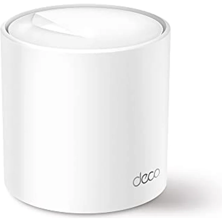 TP-Link Deco X60 V3.20 Wi-Fi 6 Mesh WLAN Set(1 Pack), AX5400 Dualband Router &Repeater (Reichweite bis zu 270m², WPA3, ideal für große Häuse, kompatibel mit Amazon Alexa, 2XGigabit Ports) weiß – Bild 1