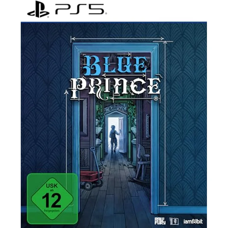 iam8bit Blue Prince - PS5, abenteuerliches Spiel mit aufklappbarem Poster und Download-Code für den Soundtrack