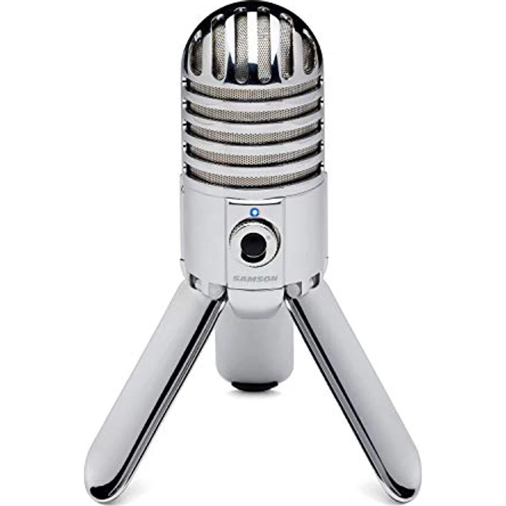 Samson Meteor Mic USB Studio-Podcast Mikrofon silber – Bild 2