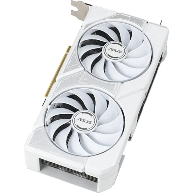 ASUS Dual GeForce RTX 5060 Ti 8GB GDDR7 White OC Edition, Gaming Grafikkarte mit NVIDIA Blackwell, DLSS 4, OC bis 2632 MHz, 2,5-Slot Design, 0dB-Technologie, weiß – Bild 3