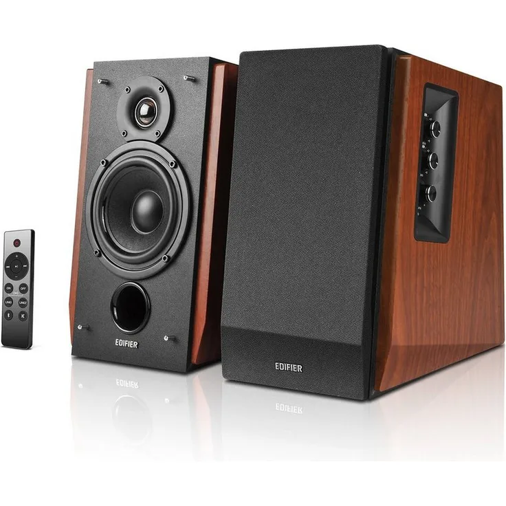 Edifier® R1700BTs Stereo Regal-Lautsprecher (Bluetooth, 66 W, Mit QUALCOMM APTX HD) in Schwarz