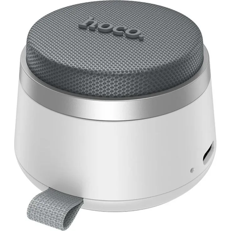 Hoco HC43 Bluetooth Lautsprecher mit Magnetblock, TWS-Funktion, Weiß, 40-mm-Treiber, bis zu 3 Std. Wiedergabezeit