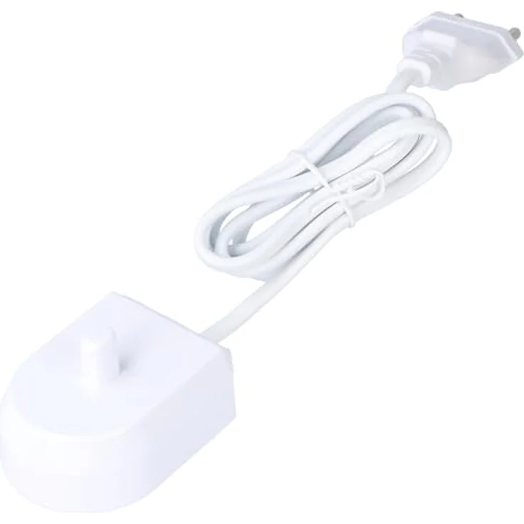 AccuCell Ladestation kompatibel mit Oral-B Zahnbürsten Professional Care 500, Professional Care 2500, PD12, D20, GeniusX, Genius 8000, Akkuladegerät in Weiß – Bild 4