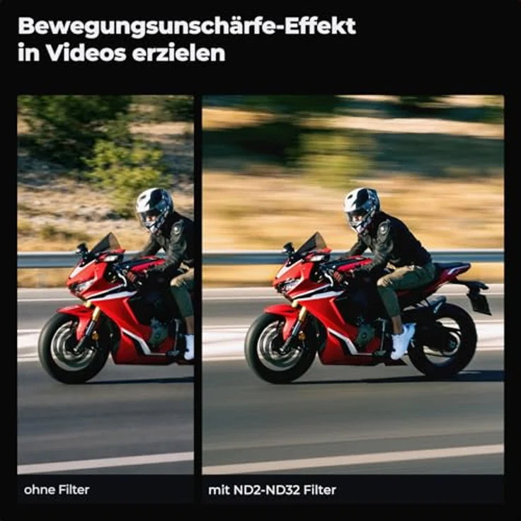 K&F CONCEPT Variabler ND Filter 86mm ND2-32 (1-5 Blendenstufen), Graufilter für Landschafts- und Videofotografie, Nano-Xcel Serie – Bild 5