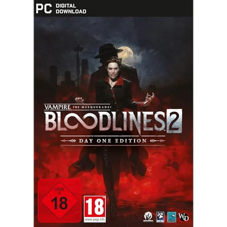 Paradox Interactive Vampire: The Masquerade Bloodlines 2 Day One Edition, PC-Spiel (64-Bit), inklusive "Bloodlines Nostalgia Jukebox" DLC – Bild 1
