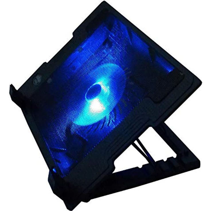 AAB Cooling NC20 - Laptop Kühlung Pad mit 125mm Lüfter, Einstellbare Neigung and Blau Beleuchtung, Laptop Kühler, Coolpad, Laptop Ständer für bis 15,6 Zoll Laptops und PS4 / XBOX Consolen – Bild 7