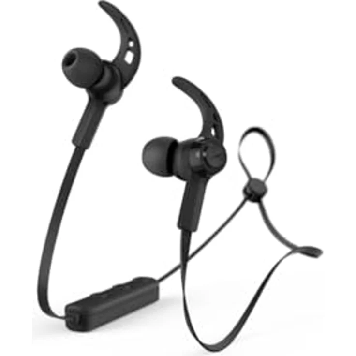 Hama Freedom Run II (NC, 6 h, Kabellos), Kopfhörer, Schwarz - Bluetooth-Headset mit magnetischen Ohrhörern und schweißresistenten Materialien – Bild 2