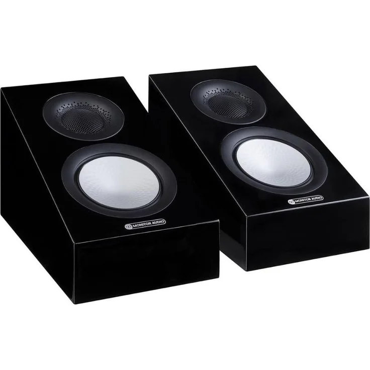 Monitor Audio Silber AMS 7G, Standlautsprecher mit 2-Wege-System, 87 dB Empfindlichkeit, 76 Hz - 35 kHz Frequenzgang, schwarz (Paar)