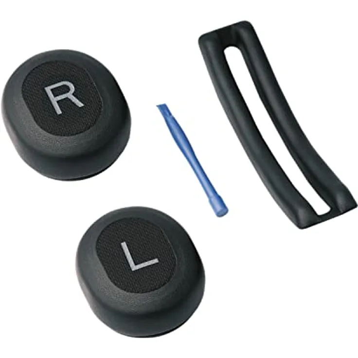 Austrian Audio Hi-X50CUK Ersatzohrpolster-Set für Austrian Audio HiX-50 Kopfhörer, Ohrpolster und Kopfbandpolsterung (hohe Qualität, 4-teiliges Set, inkl. Montagewerkzeug), Schwarz