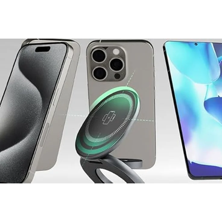 ICY BOX 3-in-1 Kabellose Ladestation mit magnetischer Präzisionsladung für Smartphones – Bild 4