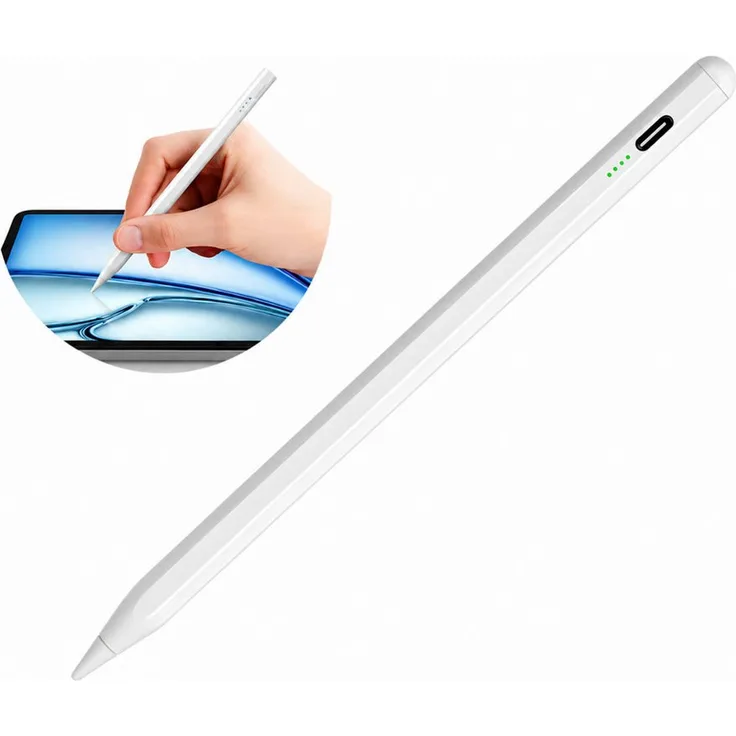 R2 Invest Eingabestift Universal Tablet Stift für Touchscreen Geräte, präzises Tippen und Zeichnen, kompakt und handlich