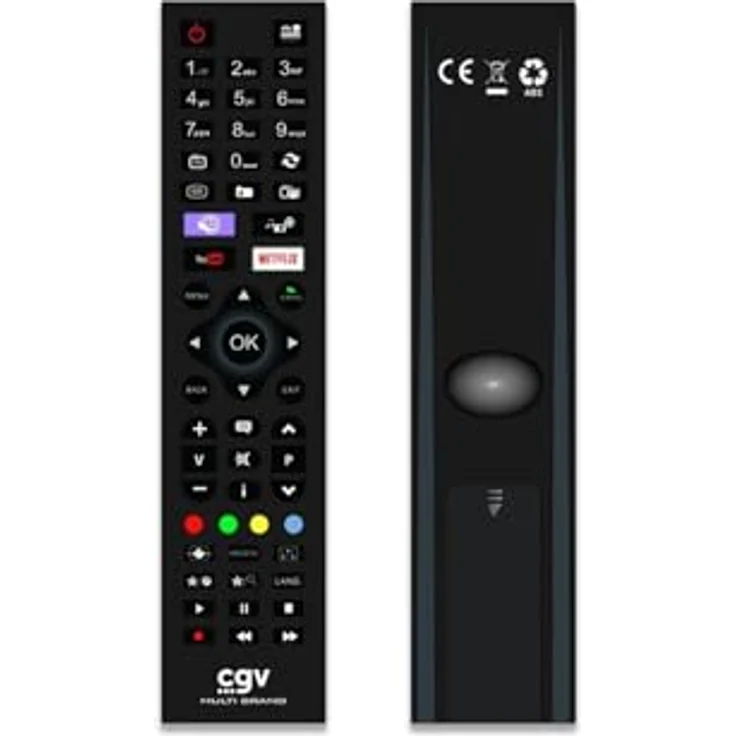 CGV Fidelio MM Universal-Fernbedienung für Fernseher, Plug and Play, kompatibel mit AYA, Bluesky, First Line, Grandin, Hitachi, Proline, Qilive, Schaub-Lorenz, Schneider, Selecline, Techwood – Bild 1
