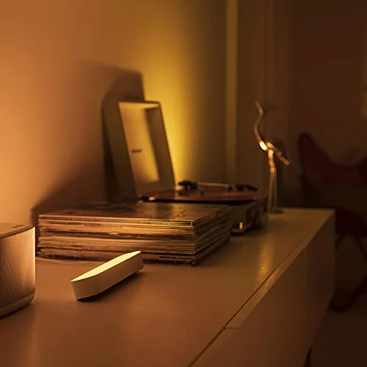 Philips Hue White and Color Ambiance Play Lightbar, dimmbar, bis zu 16 Millionen Farben, steuerbar via App, kompatibel mit Amazon Alexa, weiß-schwarz – Bild 5