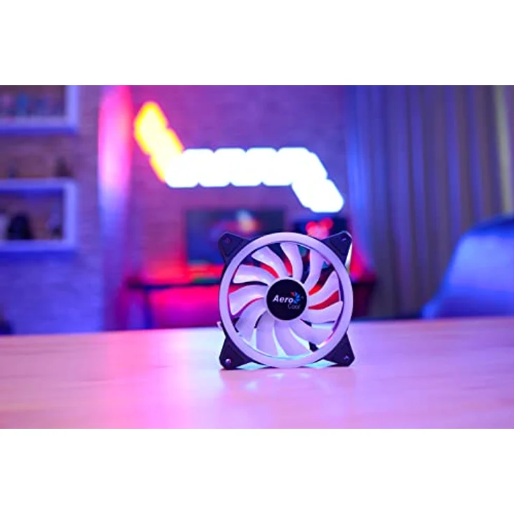 Aerocool Duo 12 Computergehäuse Ventilator 12 cm Schwarz (AEROPGSDUO12ARGB-6P) – Bild 8