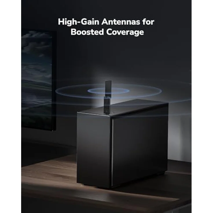 Cudy AXE5400 Tri-Band Wi-Fi 6E USB 3.0 Adapter für Desktop PC, 6GHz, 1024-QAM, WPA3, unterstützt Windows 11/10, High Gain Antennen – Bild 5