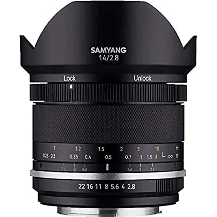 Samyang MF 14mm F2,8 MK2 Canon M ? Weitwinkel Objektiv manueller Fokus für APS-C Festbrennweite für Canon M Mount, 2. Generation EOS M 5, EOS M 50, EOS M 6, EOS M 100, EOS M6 Mark II, EOS M 200 – Bild 2