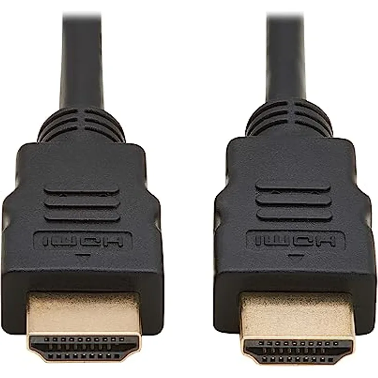 Eaton High Speed HDMI-Kabel, High-Definition-Video 4K @ 30Hz UHD, Stecker-zu-Stecker, digitales Video mit Audio (Stecker / M), Schwarz, 6 Fuß / 1,8 Meter (P568-006) - Preisvergleich