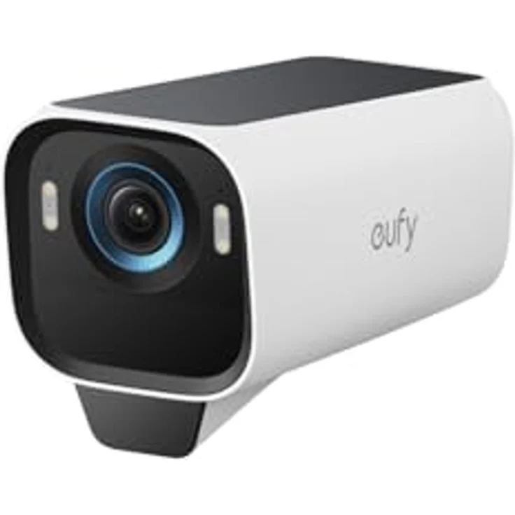 eufy Security eufyCam S3 Pro Add-on, 4K Kabellose Solar-Überwachungskamera Außen, MaxColor Nachtsicht, Forever Power 2.0, Gesichtserkennung-KI, Erweiterbarer Lokaler Speicher, Ohne Monatliche ABO-Kosten – Bild 1