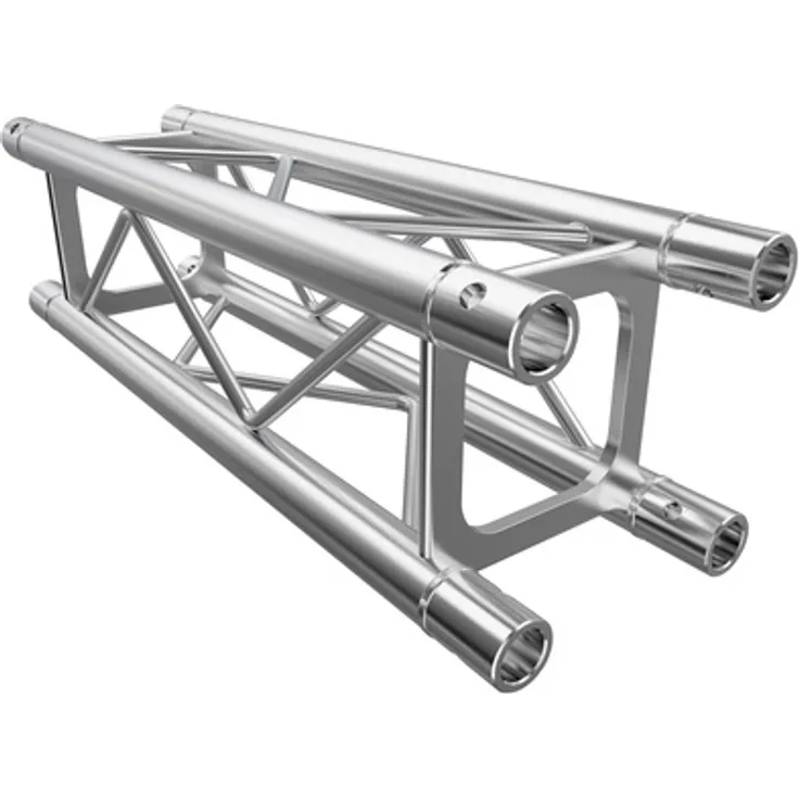 Global Truss F14040 Truss 0,4 m, gerade 4-Punkt Traverse mit TÜV geprüften Schnellverbindern, für Heimbereich und Messebau