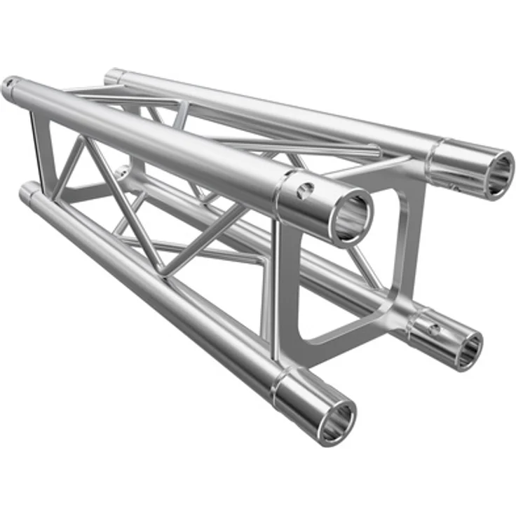 Global Truss F14040 Truss 0,4 m, gerade 4-Punkt Traverse mit TÜV geprüften Schnellverbindern, für Heimbereich und Messebau