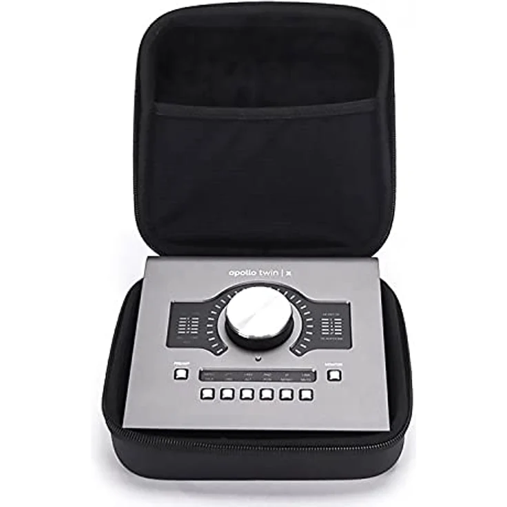 Analog GLIDE Case für Universal Audio Apollo Twin, DJ Case aus hochwertigem Kunstleder, schwarz – Bild 2