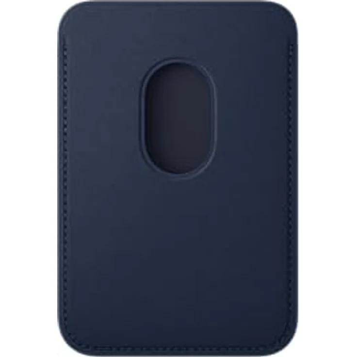 APPLE Feingewebe Wallet mit MagSafe, Backcover für iPhone Modelle 12-16, Tiefblau, 100% recyceltes Material, Platz für bis zu 3 Karten – Bild 2
