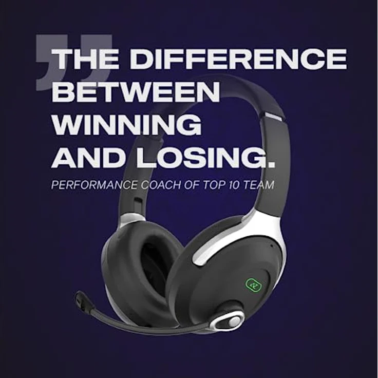 AceZone A-Spire Digital ANC Gaming-Headset, aktive Geräuschunterdrückung, Sprachverbesserung, Mikrofon mit Geräuschunterdrückung, PC, PS4, PS5, Serie X, Serie S, Switch, Mobile – Bild 4