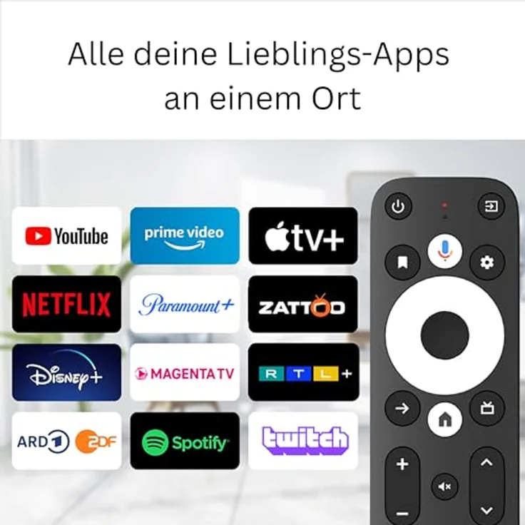 Orbsmart Streaming Stick GD1 4K HDR, Android TV 14 Smart TV Box mit Google Assistant, unterstützt Netflix, YouTube, Disney+ – Bild 3