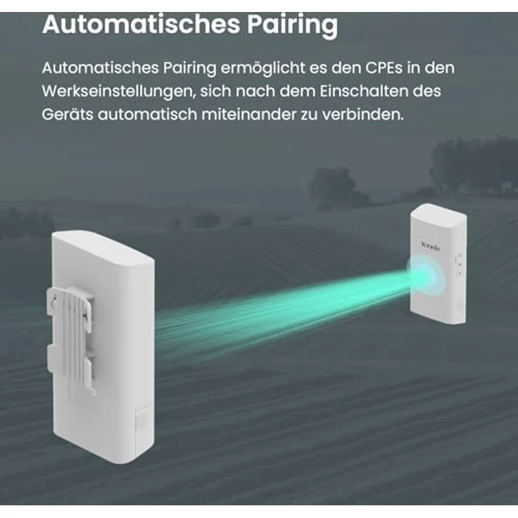 Tenda WLAN Bridge Outdoor WLAN Access Point O1-5G, 867 Mbit/s, 5GHz, 9dBi Richtantenne, Passive PoE, zentrales Management, IP65 Wasserdicht – Bild 3