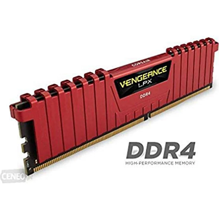 Corsair Vengeance LPX 8GB (1x8GB) DDR4 2400MHz C16 XMP 2.0 High Performance Desktop Arbeitsspeicher, Rot - Preisvergleich – Bild 3